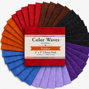 Color Waves Ember 5"x5" Charm Pack - 42 Squares - Choice FabricsEMBER-5X5