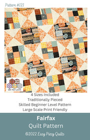 Fairfax Quilt Pattern - Paper Print Version - Choice Fabrics717337030944