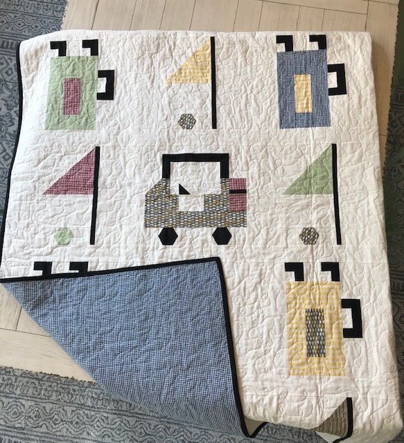 Golf Bags and Flags Quilt Pattern - PRINT PAPER VERSION - Choice Fabricssku-42161366302873