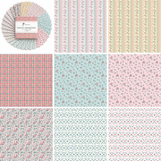 Granny's Sewing Room by Poppie Cotton - 5"x5" Charm Pack (42 Squares) - Choice FabricsGRANNYS-5X5