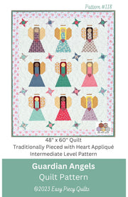 Guardian Angels Quilt Pattern, Paper Print Version Mailed - Choice Fabrics118118
