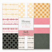 Home Collection - 5"x5" Charm Pack (42 Squares) - Choice FabricsHOME-5X5