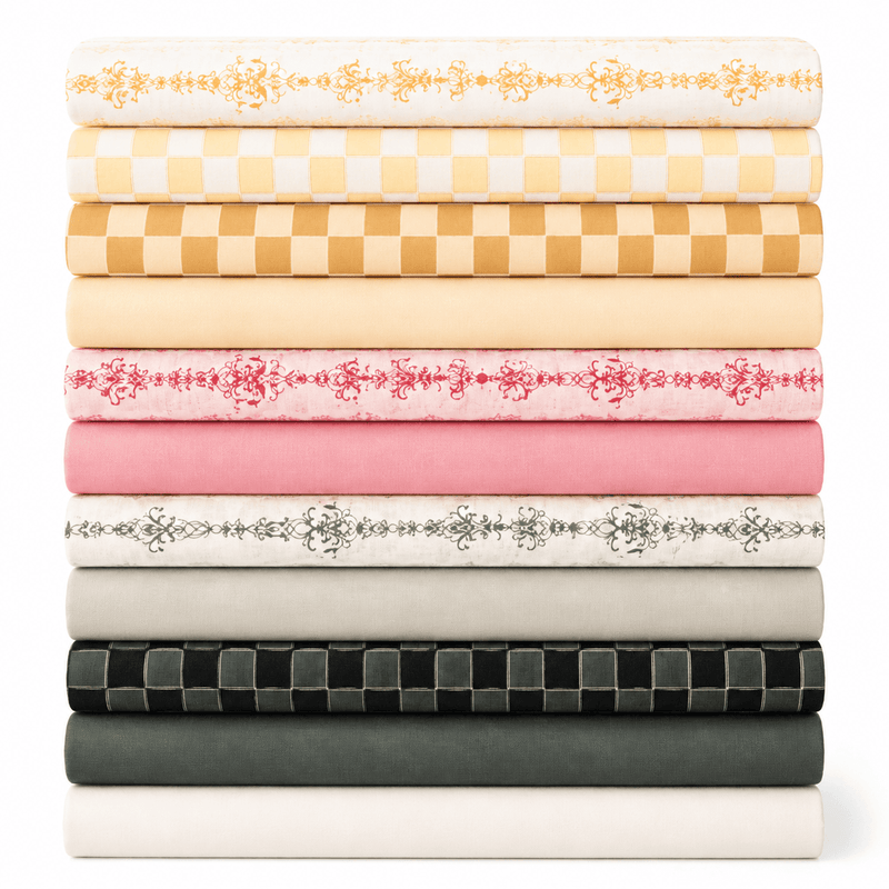 Home Collection - 5"x5" Charm Pack (42 Squares) - Choice FabricsHOME-5X5