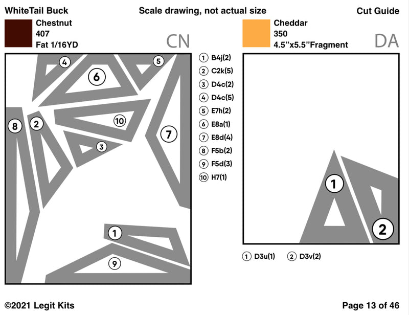White Tail Buck Pattern