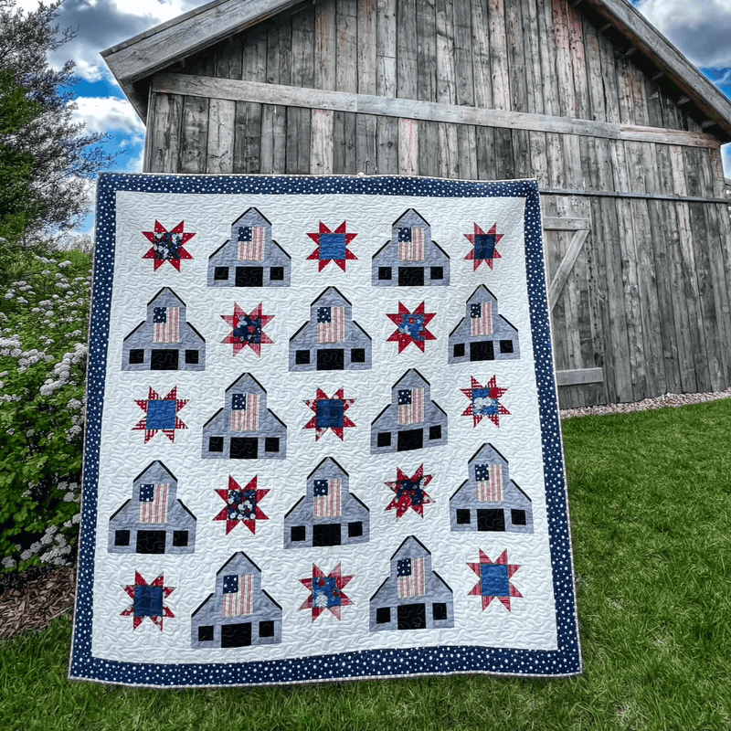 American Heartland Quilt Pattern - PAPER PRINT VERSION - Choice Fabricssku-43120651763865