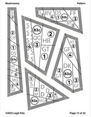 Shrooms Pattern - Choice FabricsPT047