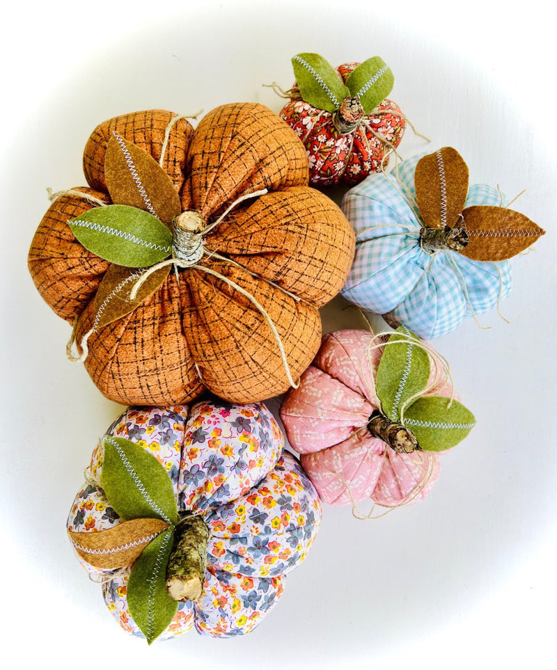 Quilted Pumpkins and Topiary Pattern - Print Paper Version - Choice Fabricssku-42491298840729