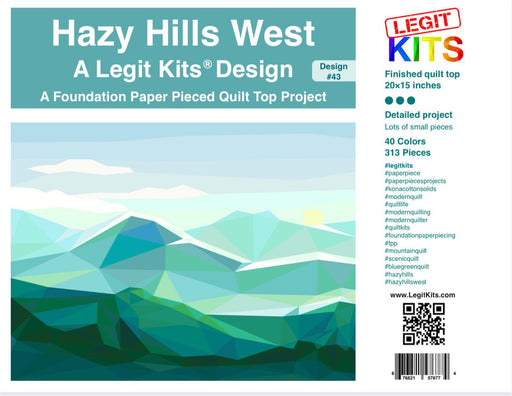 Hazy Hills West Quilt Kit (CONFETTI) - Choice FabricsQK043C