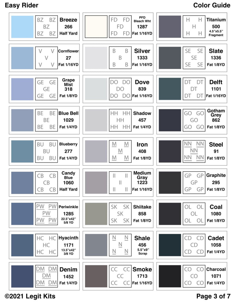 Easy Rider Pattern