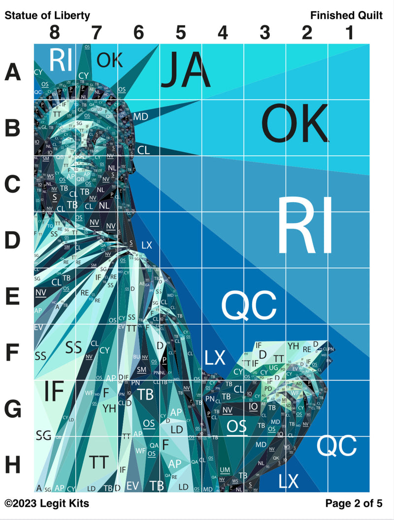 Statue of Liberty Pattern