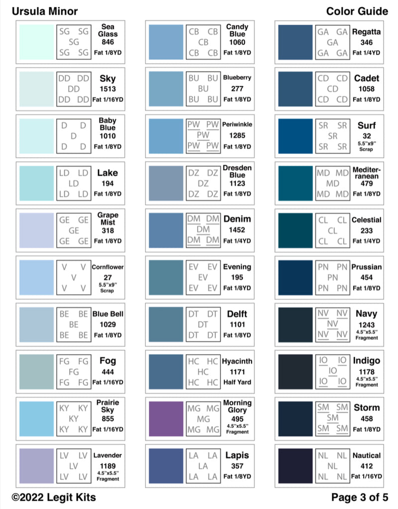 Ursula Minor Quilt Kit