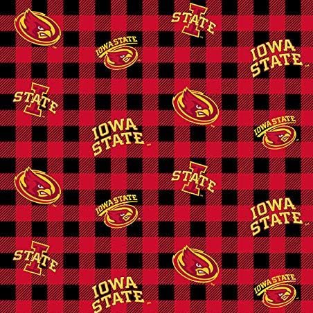 Iowa State Cyclones - Buffalo Plaid - Choice FabricsISU-PLAID