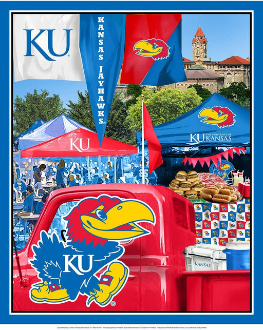 Kansas Jayhawks - Tailgate Panel - Choice FabricsKS1157