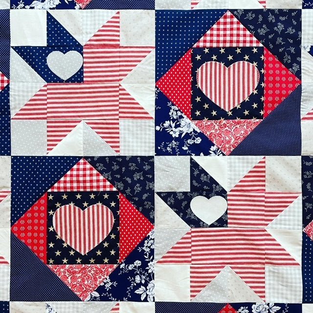 Love of Liberty Quilt Pattern - Paper Print Version, Mailed - Choice Fabricssku-43216118284441