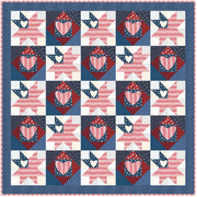 Love of Liberty Quilt Pattern - Paper Print Version, Mailed - Choice Fabricssku-43216118284441