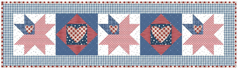 Love of Liberty Quilt Pattern - Paper Print Version, Mailed - Choice Fabricssku-43216118284441