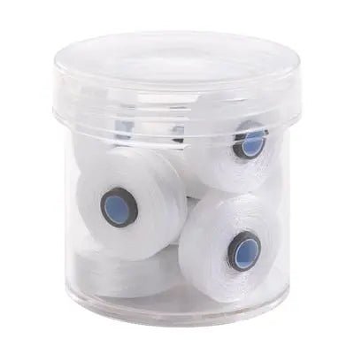 10000 White Magna - Glide Delights Bobbin Jar - Choice FabricsMGDM.10000