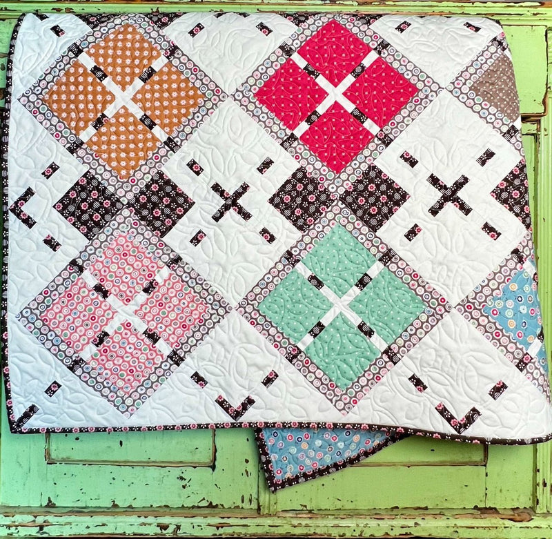 Match Play Argyle Golf Quilt Pattern - Paper Print Version - Choice Fabricssku-45108209418393