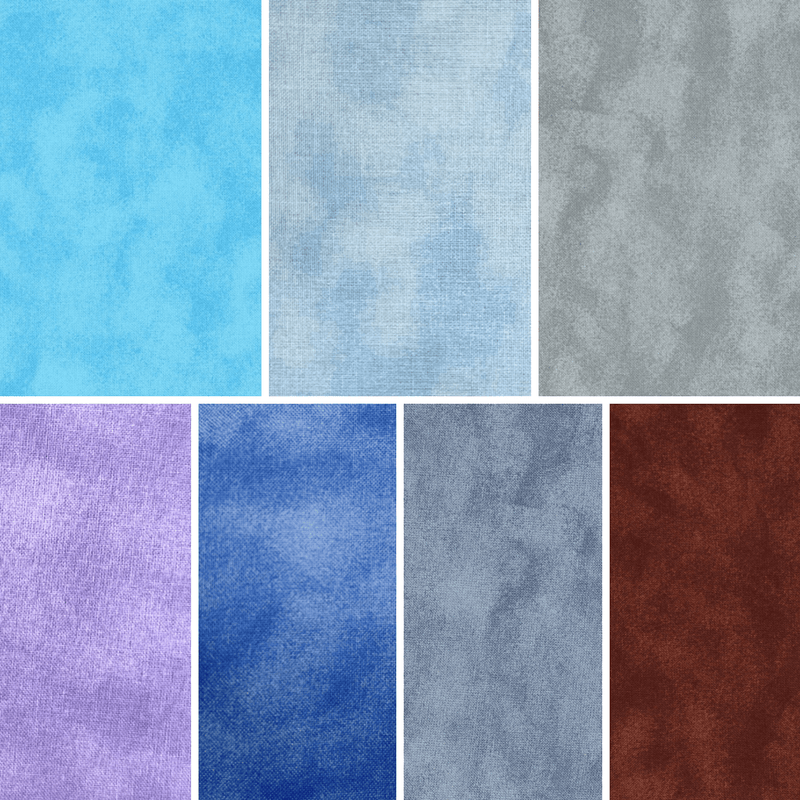 Color Waves Morning Mist 5"x5" Charm Pack - 42 Squares - Choice FabricsMORNING-5X5