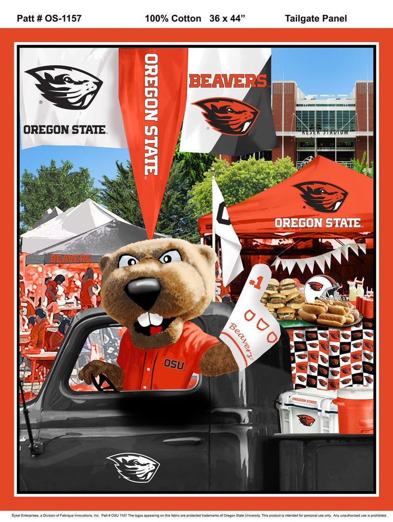 Oregon State Beavers - Tailgate Panel - Choice FabricsOS1157
