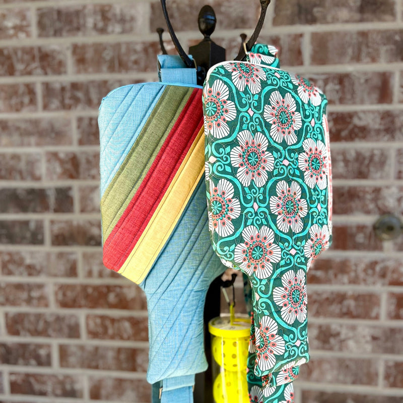 Pickleball Paddle Bag Pattern with Strap - Printed Paper Version - Choice Fabricssku-45108226064537