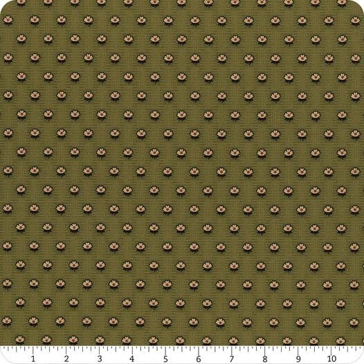 Piecemakers Sampler - Dot Flower - Green - Choice FabricsR170790-GREEN