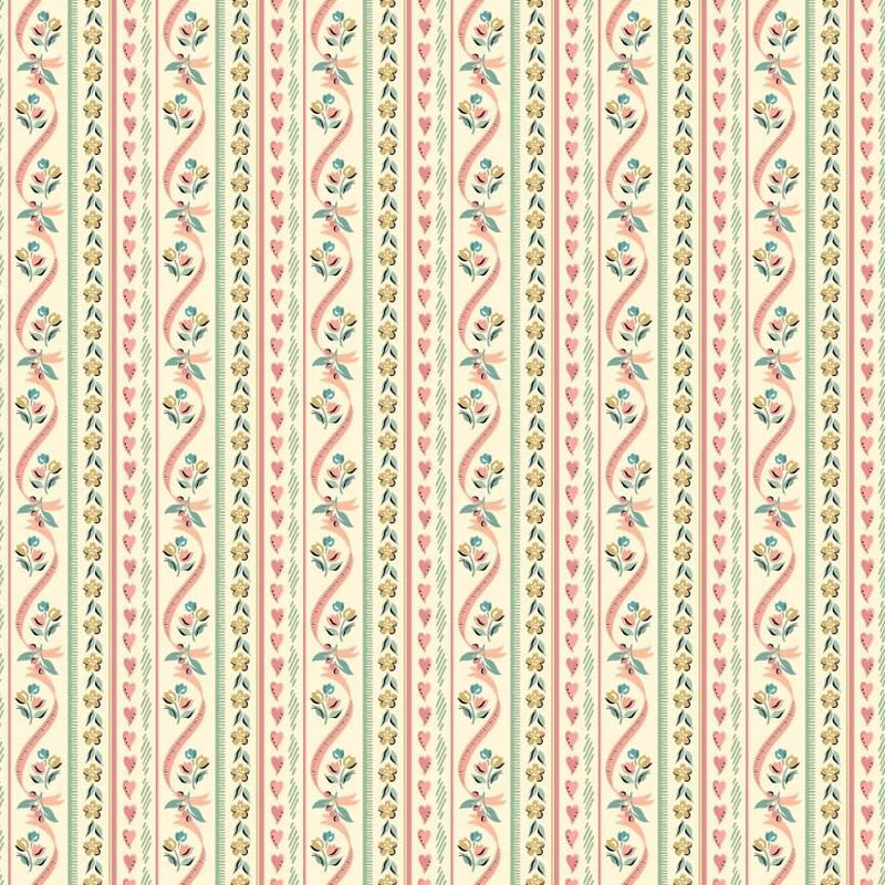 Granny's Sewing Room - Pillow Ticking - Yellow - Choice FabricsGS25919