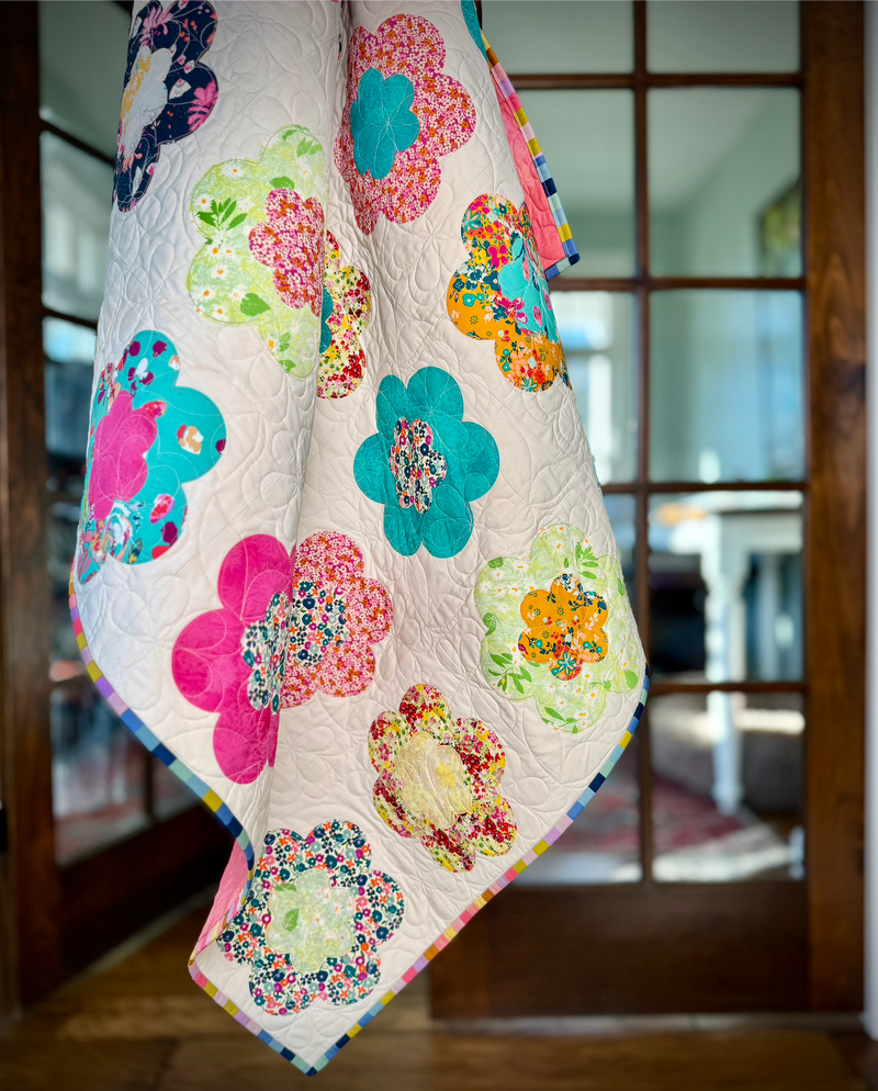 Pocket Full of Posies Quilt - Paper Print Version Mailed - Choice FabricsSKU_1074180768