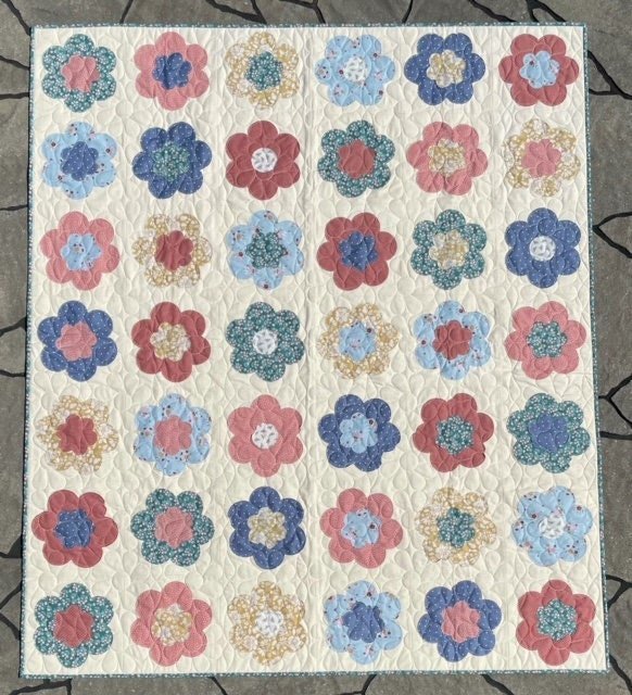 Pocket Full of Posies Quilt - Paper Print Version Mailed - Choice FabricsSKU_1074180768