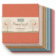 Tilda Poppy Seed 5" Charm Pack (30 Squares) - Choice FabricsTIL300271