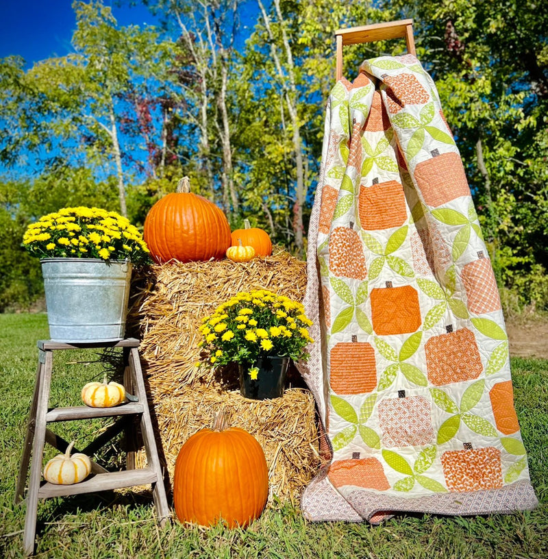 Pumpkin Vines Quilt Pattern - Paper Print Version - Choice Fabrics717337030968