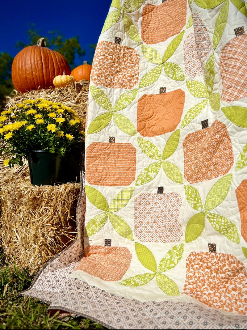 Pumpkin Vines Quilt Pattern - Paper Print Version - Choice Fabrics717337030968