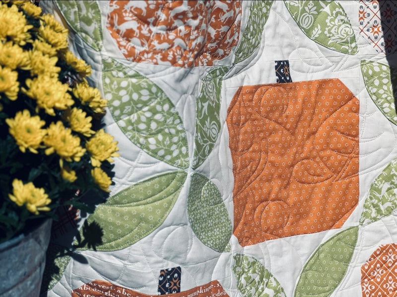 Pumpkin Vines Quilt Pattern - Paper Print Version - Choice Fabrics717337030968