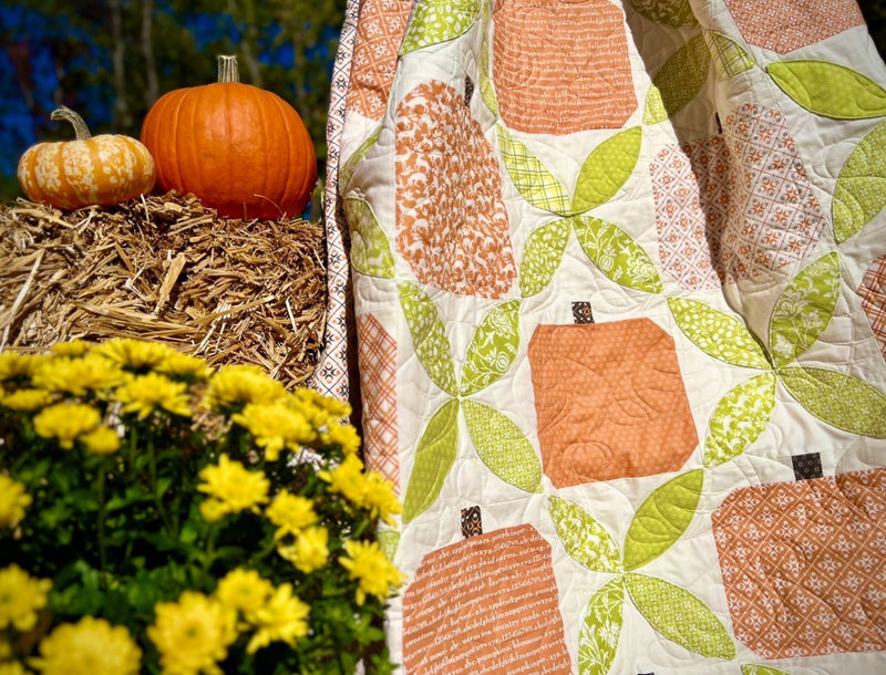Pumpkin Vines Quilt Pattern - Paper Print Version - Choice Fabrics717337030968