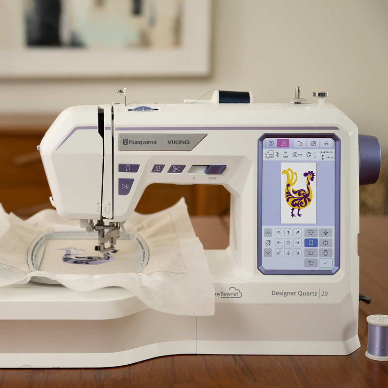 HUSQVARNA® VIKING® DESIGNER QUARTZ™ 29 Sewing & Embroidery Machine - Choice Fabrics957422112