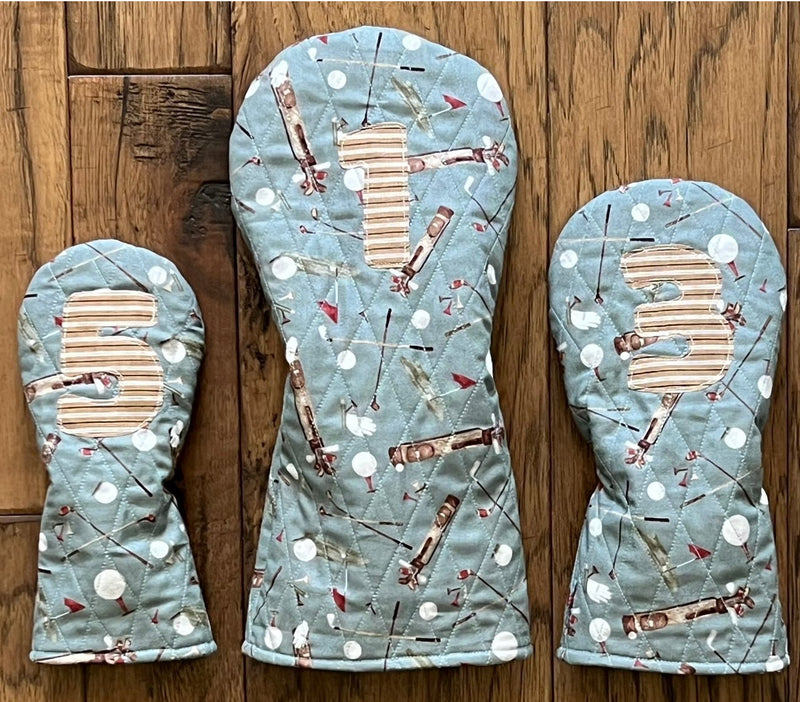 Quilted Golf Head Cover Pattern - Paper Print Version - Choice Fabricssku-45108185596057