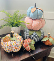 Quilted Pumpkins and Topiary Pattern - Print Paper Version - Choice Fabricssku-42491298840729