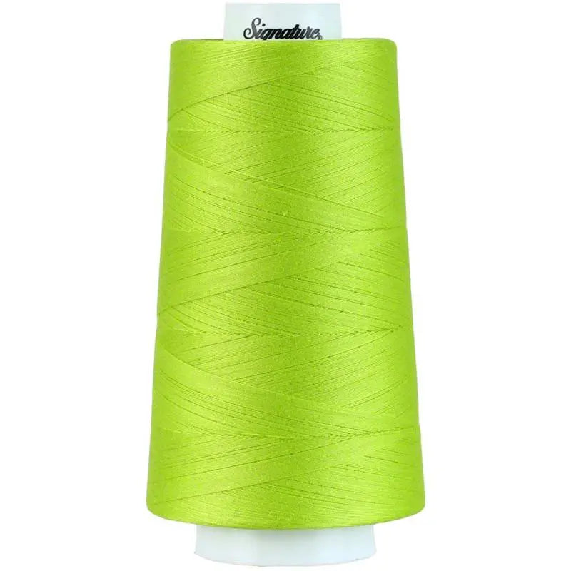 Signature Cotton Thread 40wt 3000yd LIME SPLASH