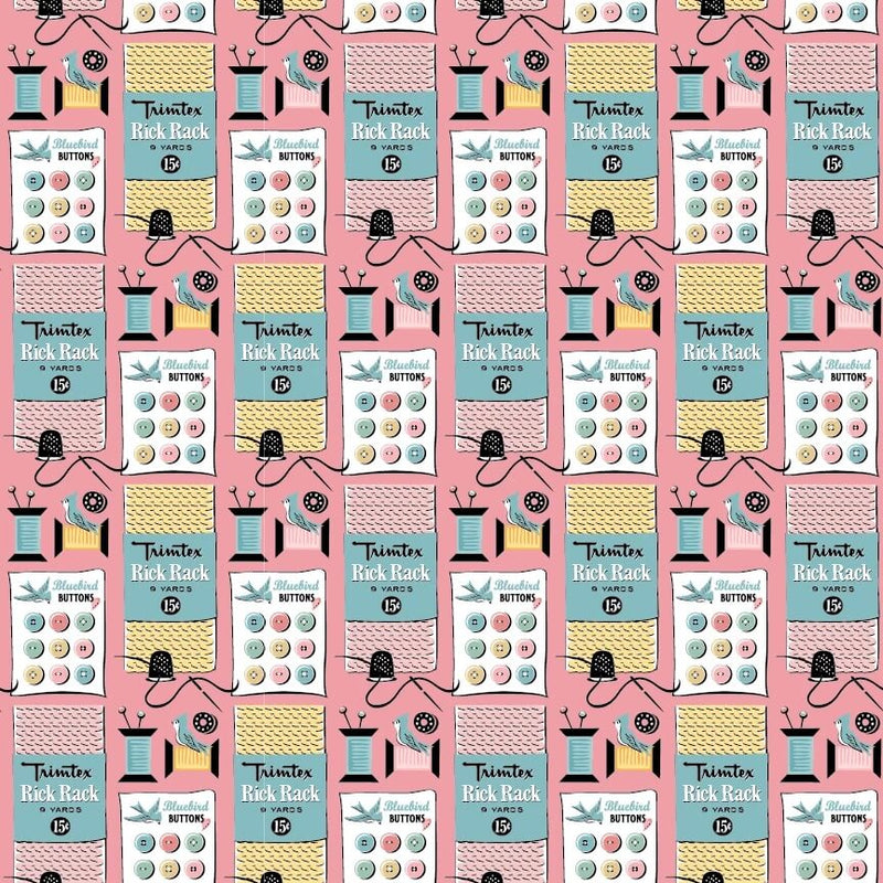 Granny's Sewing Room - Sewing Notions - Pink - Choice FabricsGS25923