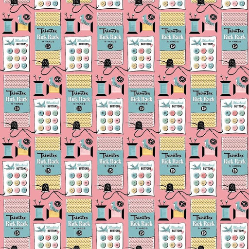 Granny's Sewing Room - Sewing Notions - Pink - Choice FabricsGS25923