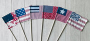 Summer Flags Sewing Pattern - Paper Print Pattern, Mailed - Choice Fabricssku-43225813680281