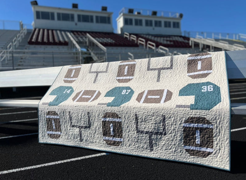 Team Football Quilt Pattern - Paper Print Version - Choice Fabrics717337030937