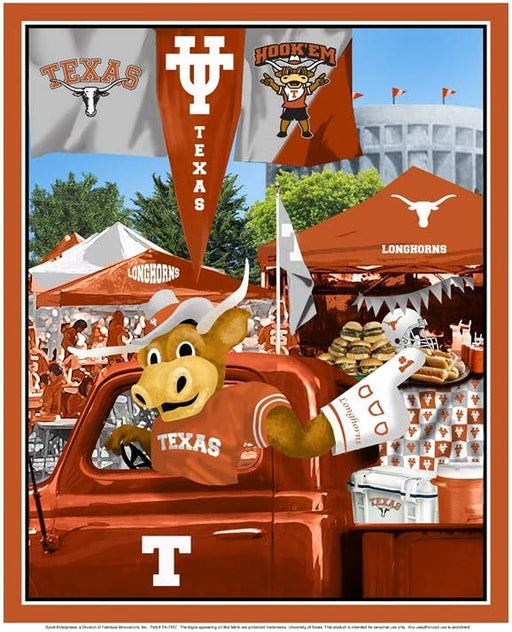 Texas Longhorns - Tailgate Panel - Choice FabricsTX1157