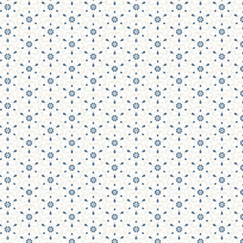 Lakeland Blues - Tri-Damask Light - Choice FabricsLB25810