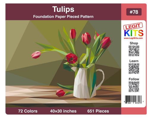 Tulips Quilt Kit - Choice FabricsQK078