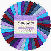 Color Waves Twilight 5"x5" Charm Pack - 42 Squares - Choice FabricsTWILIGHT-5X5