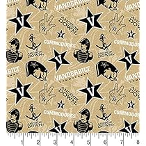 Vanderbilt Commodores - Tone on Tone - Choice FabricsVAN1178