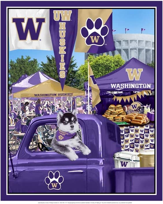 Washington Huskies - Tailgate Panel - Choice FabricsWA1157