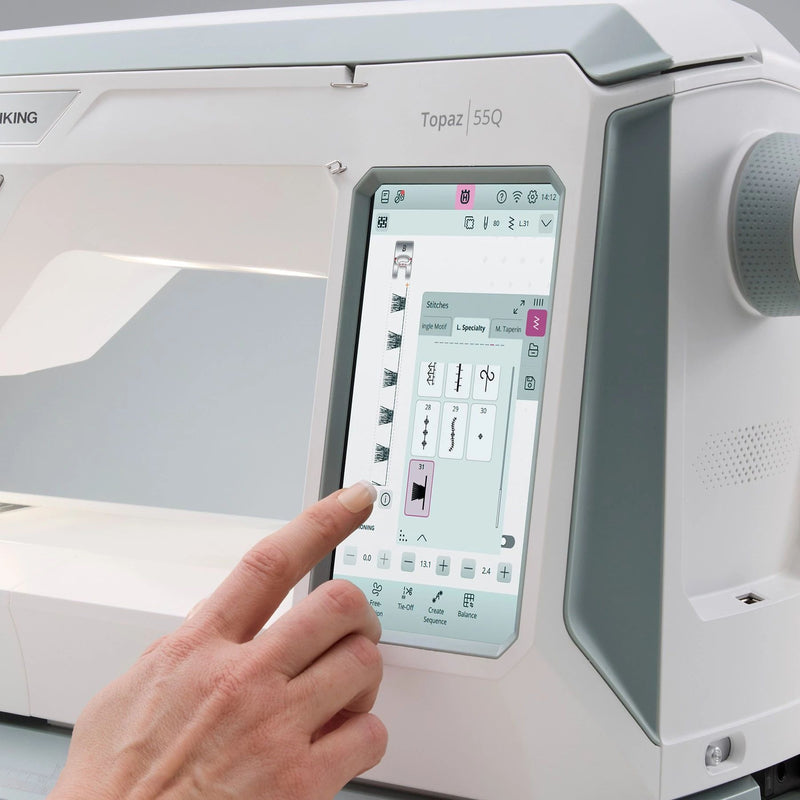 HUSQVARNA® VIKING® TOPAZ™ 55Q Sewing Machine - Choice Fabrics957408112