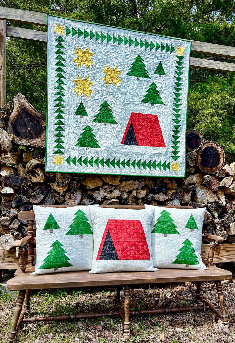 Woodland Camping Adventure Quilt Pattern - Paper Print Version - Choice Fabrics717337031057